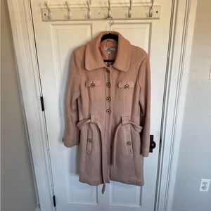 Mauve pink pea coat